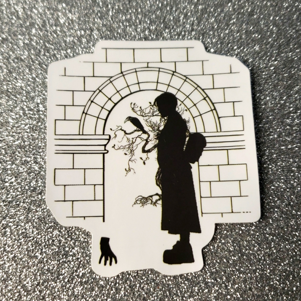 10/$10 ADDAMS FAMILY waterproof sticker Wednesday